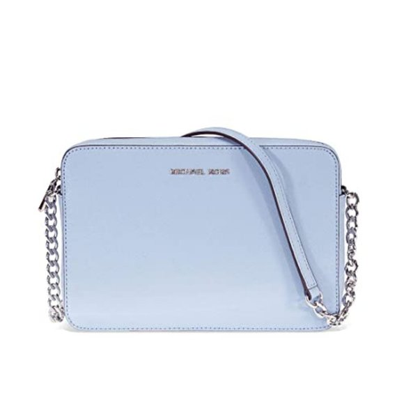 Jet Set Large Saffiano Leather Crossbody Bag - Picture 1 of 6